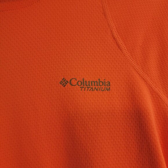 Columbia hooded running top-Orange, Size M - Picture 4 of 5